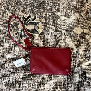 Coach Cherry Red Wristlet